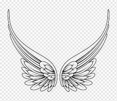 Dibuja una luna creciente en los platos de papel. Dibujo Angel Art Angel Lapiz Hoja Alas Png Pngwing