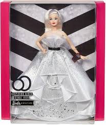 Barbie Collector 60th Anniversary Celebration Doll Ebay In 2020 Original Barbie Doll Holiday Barbie Barbie Dolls
