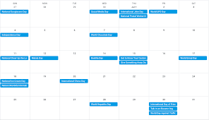 Saturn sextile chiron 11th feb: Social Media Holiday Calendar 2021 Downloadable Softwarepundit