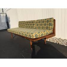 Mid Century Modern Douglas Eaton Mid Century Armless Sofa Daybed For Sale Image 3 Of 10 Daybed Sofa Armless Sofa Daybed