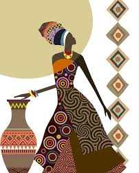 Afrocentric Art African Woman Art African Art Painting Black Woman Painting Black Woman Afrocentric Decor Dipinti Africani Arte Africana Donne Africane