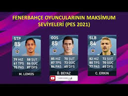 Check out the pes 2021 stats and tactics of e. Pes 2021 Fenerbahce Oyuncularinin Maksimum Seviyeleri Pes 2021 Mobile U Mysterious Falcon 36