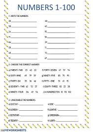 Numbers 1 100 Numbers Worksheet Pdf In 2020 Numbers 1 100 Spanish Numbers Number Worksheets