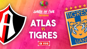 Conoce el horario y los canales de transmisión del repechaje del guardianes 2021 en la liga mx. Atlas Vs Tigres En Vivo 1 4 Final Ida Liga Mx Femenil Ap 2018 Futbol Rf