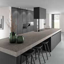 Grey kitchen cabinets with white worktops online calculator. Pin By Raul Esteban Cuellar On Kitchens Kitchen Design Modern Contemporary Open Plan Kitchen Living Room Open Plan Kitchen Dining