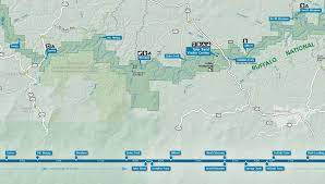 From ponca or steel creek to gilbert: Middle District Paddling Buffalo National River U S National Park Service