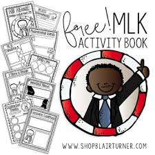 Martin luther king with this themed holiday worksheet package featuring math and literacy activities. Free Martin Luther King Jr Create A Mini Book By Blair Turner