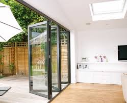 Thermo 60 Folding Door System Heat Insulated System Hinge Pin For External Cleaning Optional Panel With Push Ba Folding Glass Doors Bifold Doors Glass Door