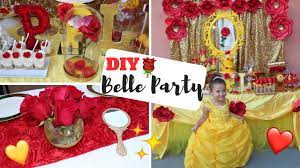 Diy Beauty And The Beast Party Youtube