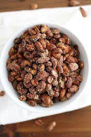 Moroccan Spiced Nuts Girl Versus Dough Recipe Spiced Nuts Snacks Healthy Snacks