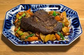 They cooked by the traditional way, nothing fancy, but did it exceptionally well. East Meets Chuck Roast Chinese Inspired Pot Roast With Potatoes Blue Kitchen
