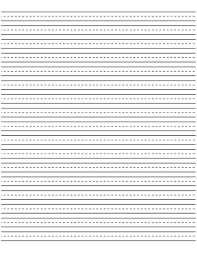 Second Grade Lined Paper Manuscript Paper Small Classic Handwriting Paper With Narrow Spacing Handwriting Worksheets Handwriting Paper Writing Practice