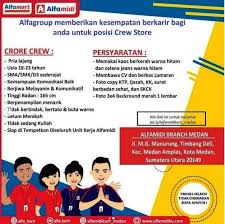 Blog lowonganterpadu.com didirikan dengan maksud untuk memberikan kemudahan kepada para pencari kerja diseluruh indonesia, update setiap hari. Lowongan Kerja Medan Januari 2021 Lulusan Min Sma Smk D3 Alfa Group