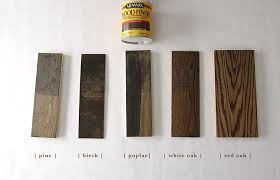 The thicker formula allows controlled penetration, which will reduce blotching on softer goods such as aspen, pine and maple. How Six Different Stains Look On Five Popular Types Of Wood Minwax Blog