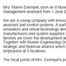 Von dem genannten zeitpunkt in der vergangenheit bis zur gegenwart: Arbeitszeugnis Gut Assistentin Der Geschaftsfuhrung Englisch Sofort Download