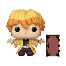 Demon Slayer Zenitsu Protecting Nezuko's Box Funko Pop! Vinyl Figure #1488  - Entertainment Earth Exclusive
