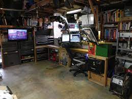 See more ideas about desk setup, setup, computer setup. Command Center Workshop Home Workshop Garage Design Workshop