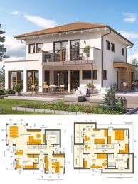 City Villa New Build Mediterranean In Country House Style With Hipped Roof Architecture Gallery Single Family House Build Ideas Floor Plan Prefabricated Hou Ev Zemin Planlari Ev Plani Modern Mimari
