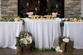 Simple Wedding Head Table Head Table Wedding Wedding Decorations Simple Weddings