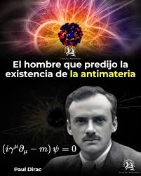 PREDICCIONES DE LA CIENCIA: Paul Dirac, el hombre que predijo la  antimateria con la "ecuación más hermosa". El padre de la antimateria fue el  notable físico inglés Paul Dirac (1902-1984), considerado por