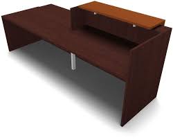Auf deiner küchenarbeitsplatte bereitest du leckeres. Empfangstheke Z2 Mit Offener Arbeitsplatte Links 286 X 113 Cm Dekor Wenge Dunkelgrau Lackiert Officeworld Ch