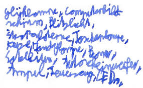 Sätze und beispiele für die verwendung des verbs „scheinen mit allen details. Handschrift Schreibschrift Startseite