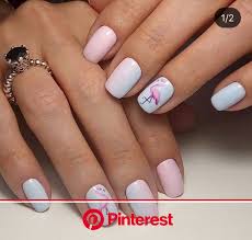 Doing pink and white nails requires some special materials and knowledge. Blue Pink Flamingo Nails Flamingo Nails Cute Acrylic Nails Short Acrylic Nails Clara Beauty My
