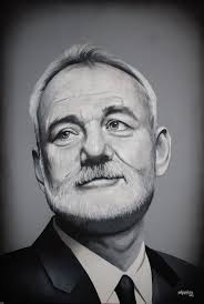 Bill Murray Black and White Print!