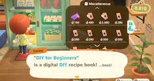 Despite being such a common goal though, it's not easy to keep track of which. Acnh Diy For Beginners Which Recipes Are Unlocked Animal Crossing Gamewith