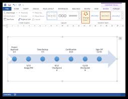 How To Make A Timeline In Microsoft Word Free Template