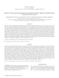 Peningkatan suhu bumi terima kasih pengendalian pemanasan global 1.menghilangkan karbon (carbon sequestration) cara yang paling mudah untuk menghilangkan karbon dioksida di udara adalah dengan menanam pohon. Pdf Impact Of Sea Level Rise And Tsunami On Coastal Areas Of North West Peninsular Malaysia