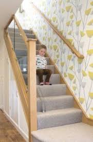 Maximising Small Staircases Small Staircase Hallway Wallpaper Narrow Staircase
