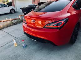 Finally Got My Tail Lights Genesiscoupe Just to say that everything is all right, i've installed both tail lights, and it looks great ! finally got my tail lights genesiscoupe