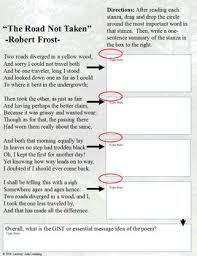 Maybe you would like to learn more about one of these? The Road Not Taken Poetry Analysis Activity For Google Drive Lindsay Ann Learning English Teacher Blog