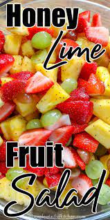 Honey Lime Summer Fruit Salad Easy Fruit Salad Recipes Summer Salads With Fruit Fruit Salad Recipes