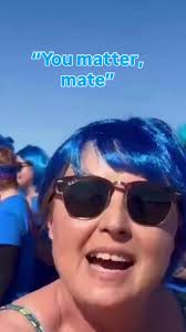 Elise works as a teacher and for the past two years has hosted Big Blue  Tables with her colleagues. She finds it a great way to raise funds for the  Beyond Blue