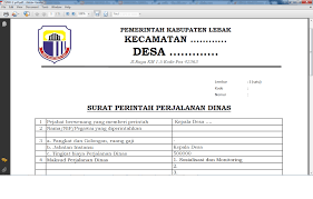 Contoh surat dinas lengkap ada di sini. Kop Surat Dalam Pemerintahan Desa Simpeldesa