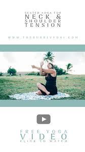 Maybe you would like to learn more about one of these? Free Yoga Video Yoga For Neck And Shoulder Tension Each Posture Is Seated And Can Be Done From Free Yoga Videos Yoga Videos For Beginners Yoga For Beginners