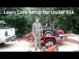 There are tons of cheap ways to get uniforms, some for as low as $7 a pop. Lawn Care Equipment Setup For Under 5000 Youtube