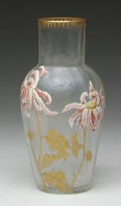Mont Joye Art Glass Vase Art Glass Vase Glass Art Glass Vase