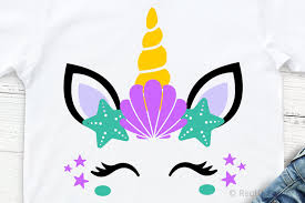 Free for commercial use with attribution. Mermaid Unicorn Svg Dxf Png Eps Files For Cutting 282497 Svgs Design Bundles