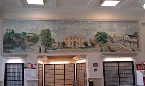 Mural Inside The Post Office In Cambridge Ohio House Styles House Ohio