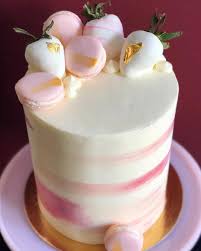 Pink Birthday Chocolate Covered Strawberries Blush Pink Rose Birthday Cake Chocolate Covered Strawberries Macarons Gold Le Chocolate Macaron Chocolate Covered Strawberry Cake Strawberry Birthday Cake