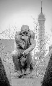Meme Sous Le Froid Et La Neige Le Penseur De Rodin N Arrete Pas De Penser Rodin Sculpture Auguste Rodin Rodin