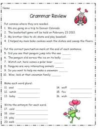Our free grade 2 grammar worksheets cover nouns, verbs, adjectives, adverbs, sentences, punctuation and capitalization. Smiling And Shining In Second Grade Grammar Review Freebie 2nd Grade Grammar Grammar Worksheets Grammar Review