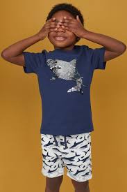 Reversible Sequin T Shirt Dark Blue Shark Kids H M Us Kids Outfits Sharks For Kids Cute Black Kids
