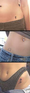 The phrase 'hip tattoo' refers to a design placed basically anywhere in the vicinity of your hip bones. Small Minimal Hip Tattoo Ideas For Women Rose Cross Car Flower Floral Stomach Belly Tatouage Ideas Del Tatua Hip Tattoo Belly Tattoos Stomach Tattoos Women