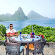 Lucia one of the caribbean's most mesmerizing resort experiences. Ludacris Visits Soufriere Locals Bellecarib Jade Mountain Resort Ludacris St Lucia