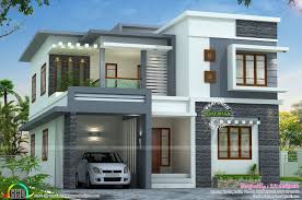 Double Storey House Exterior Design Beautiful Modern Luxury House Kerala House Design Two Story House Design Duplex House Design