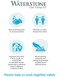 Avoid close contact, clean your hands often, cover coughs and sneezes, stay home if you're sick, and know how to clean and disinfect. Waterstone Law Group Llp Covid 19 Safety